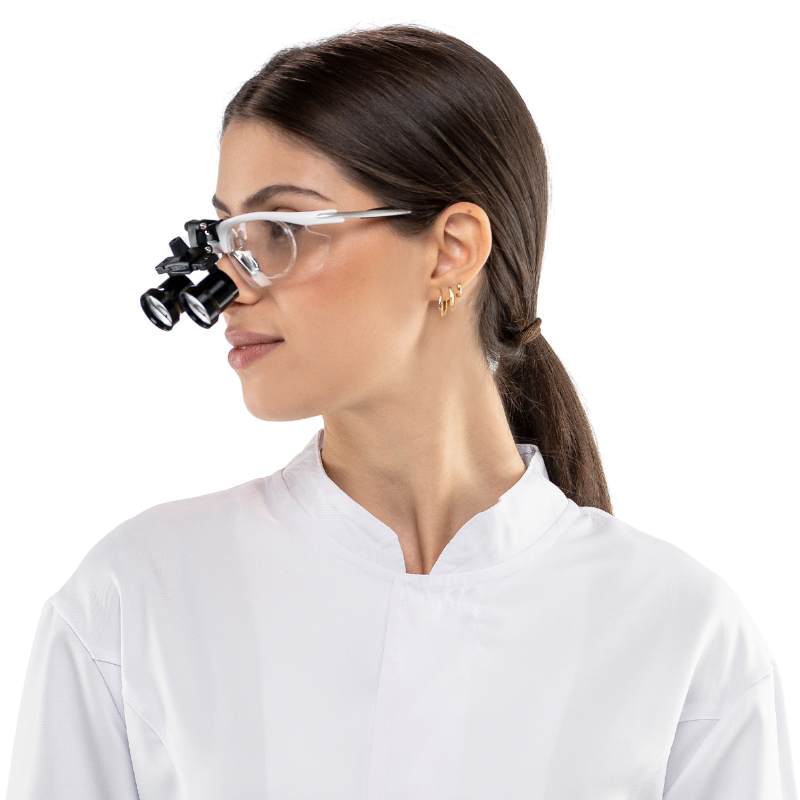 Professionelle X2-Lupe mit 2,5x- und 3,5x-Vergrößerungslinsen für Präzision.