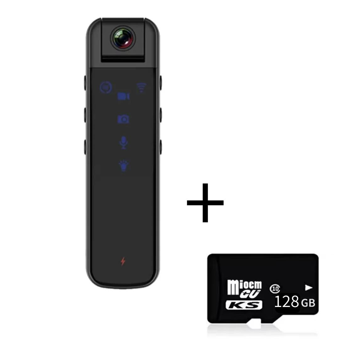 Mini-Taschenkamera in Full-HD mit langer Akkulaufzeit