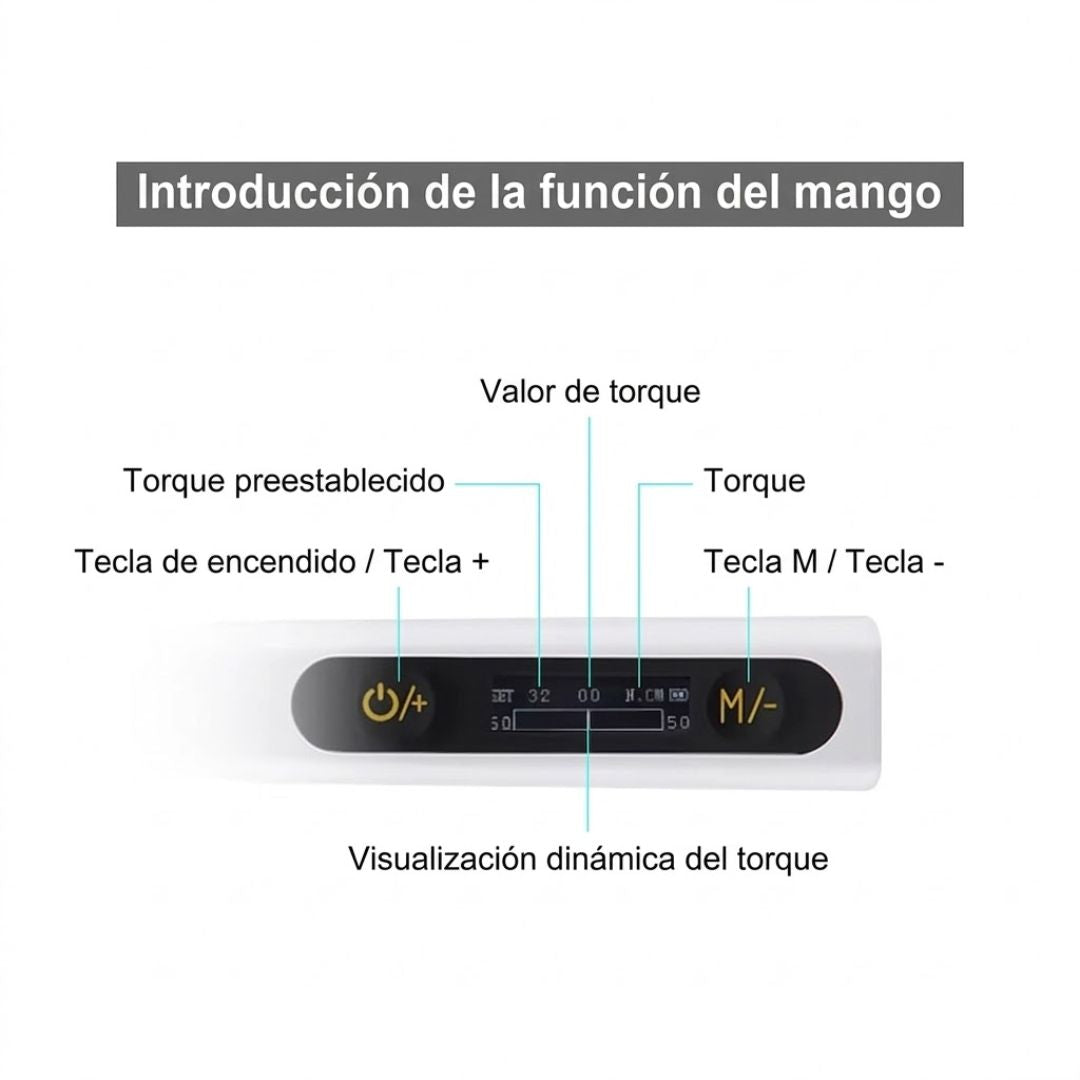 Kit de Torque Eléctrico Dental Universal (16 puntas + e usado en clínica dental