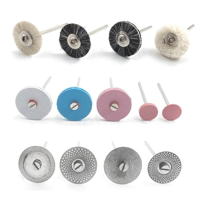 Polier- und Finishing-Kit für Prothesen – 38 Teile