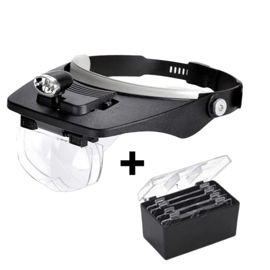 G7 Kopf-Lupe für Zahnmedizin und Ästhetik mit 4 weiten Linsen