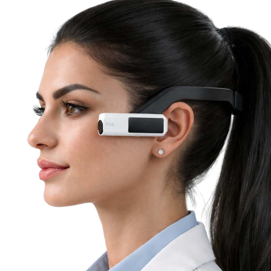 Tragbare 2,7K-Kamera mit Kopfhalterung zur Aufnahme von Arbeitsabläufen