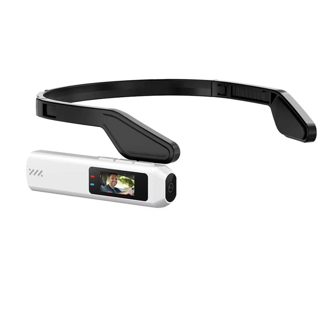 Tragbare 2,7K-Kamera mit Kopfhalterung zur Aufnahme von Arbeitsabläufen