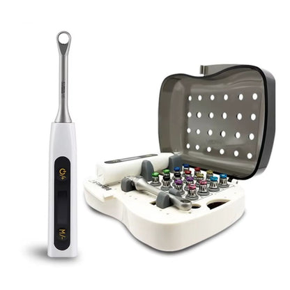 Kit de Torque Eléctrico Dental Universal (16 puntas + e — vista frontal