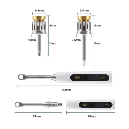 Kit de Torque Eléctrico Dental Universal (16 puntas + e para dentistas