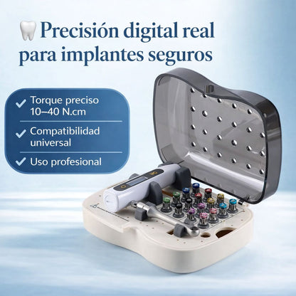 Kit de Torque Eléctrico Dental Universal (16 puntas + e usado en clínica dental