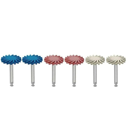 Diamant-Schleifsystem RA (niedrige Geschwindigkeit) für Harz und Keramik – 6 Stück