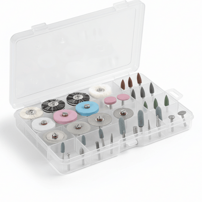 Polier- und Finishing-Kit für Prothesen – 38 Teile