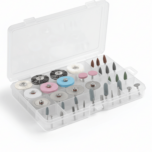 Polier- und Finishing-Kit für Prothesen – 38 Teile
