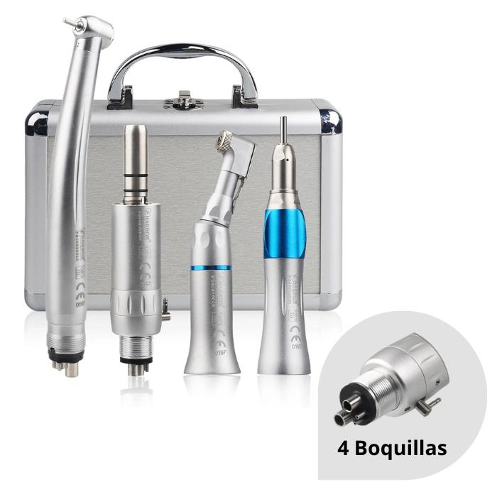 4-in-1 Dental-Handstück-Set – Hoch- und Niedriggeschwindigkeit
