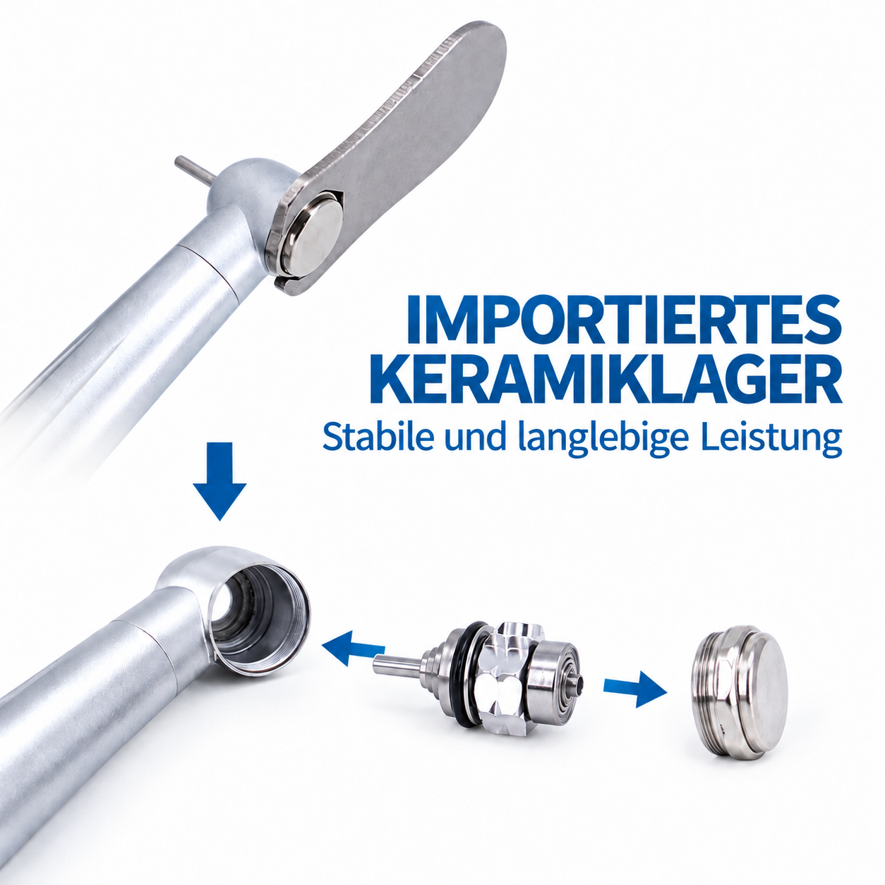 Merkmale des Dentalhandstücks